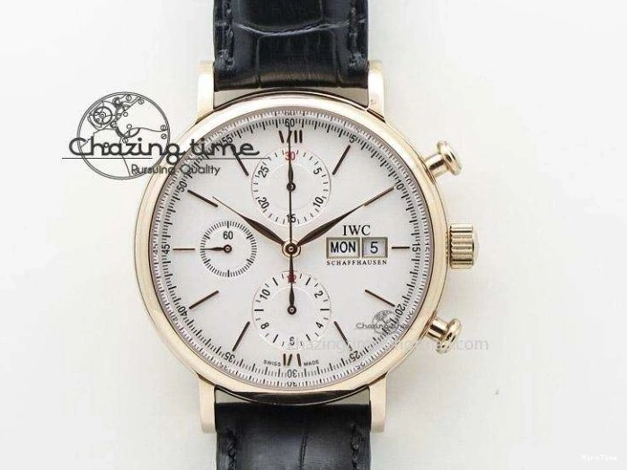 MIROTIME 0331 Big Pilot IW510301 Satin-Polished RG YLF Best Edition Black Dial On Leather Strap A Flexible 7222